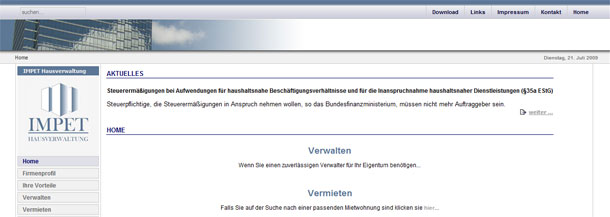 IMPET Hausverwaltung